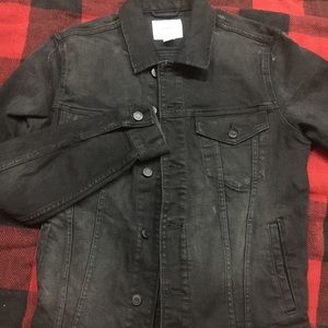 Black jean jacket